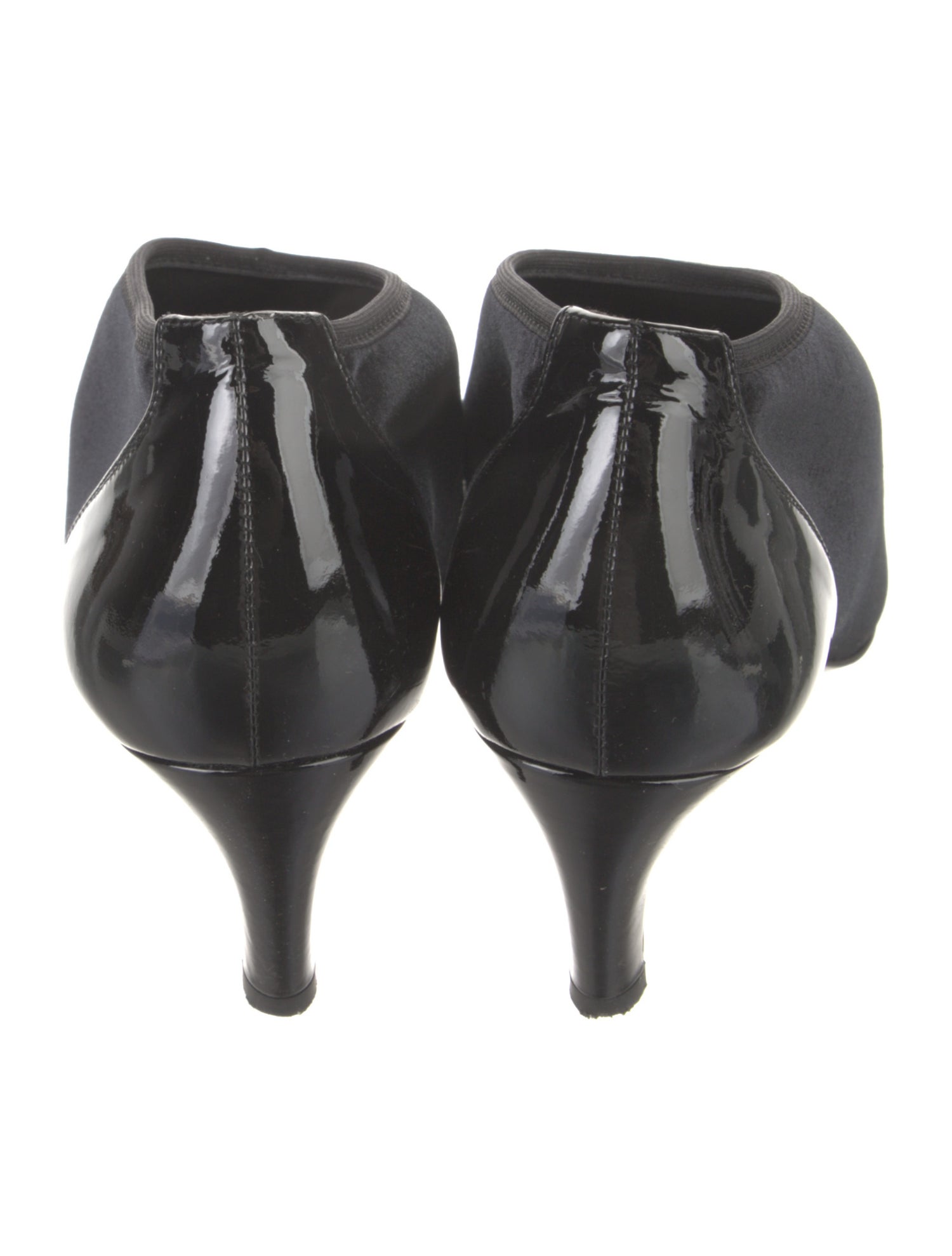 TOTEME Velvet Leather Trim Embellishment D'Orsay Pumps